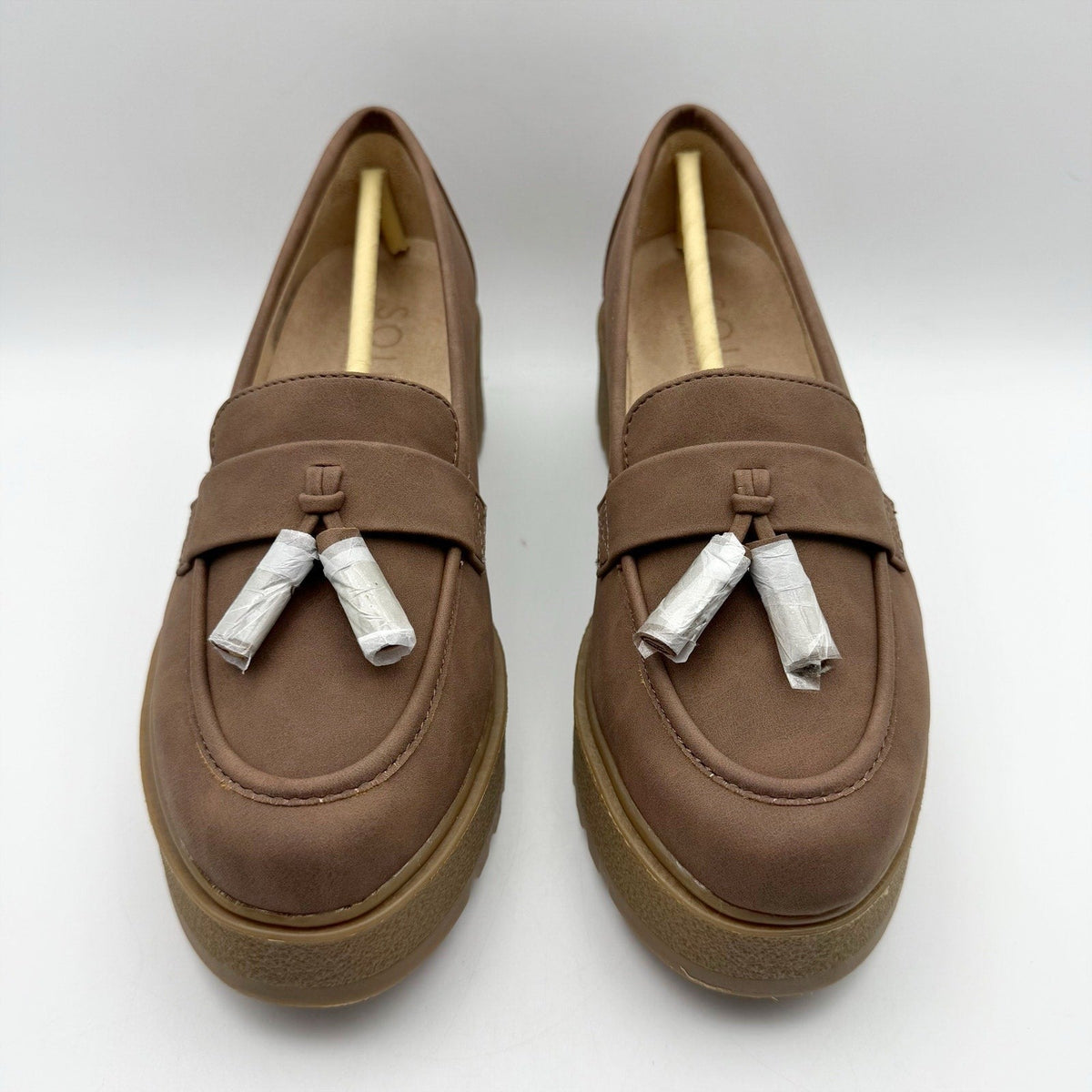 Soul Naturalizer Womens Josie Loafers Size 9.5M EU 40.5 Brown Slip-on NIB