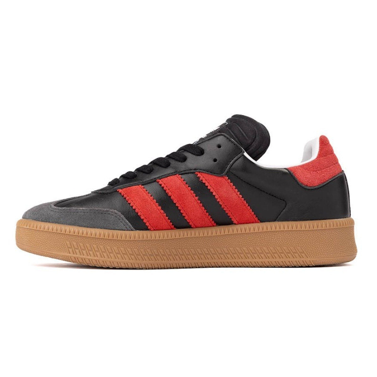 Adidas Samba XLG Sneakers MENS 8.5 WOMENS 9.5 Black Red Suede Athletic NIB