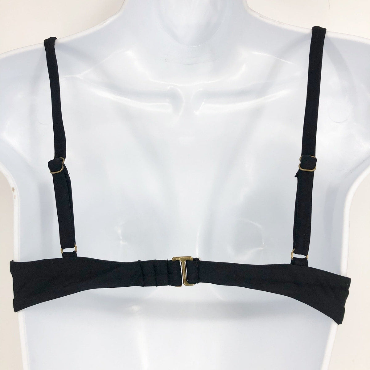 ANDIE SWIM Women's The Sicily Bikini Top Small Black Underwired Swim NWT