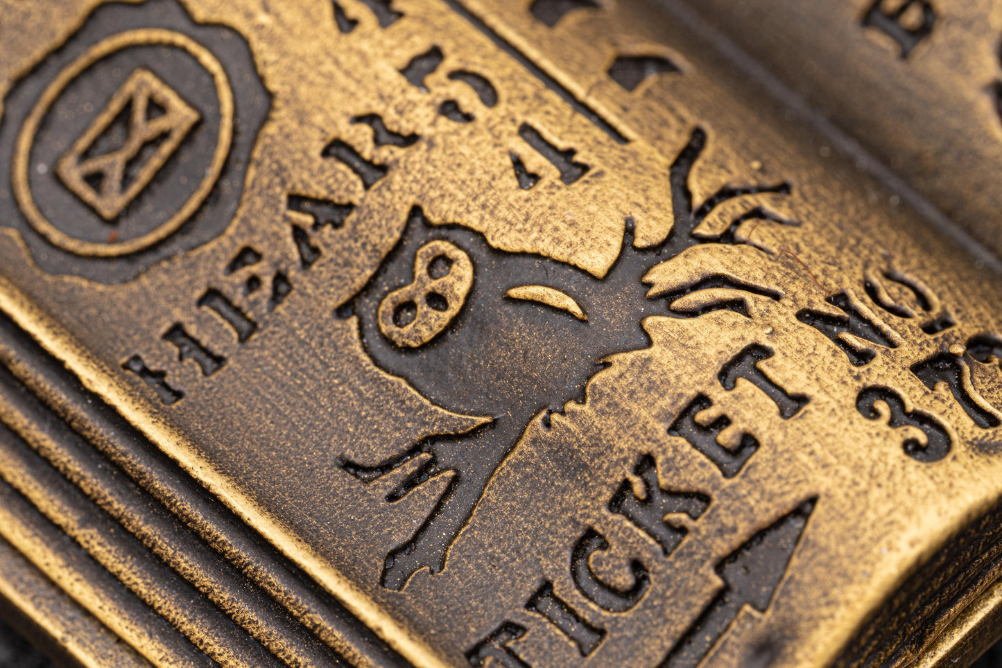 Sepia "Listen to your heart" Brass Pen Stand