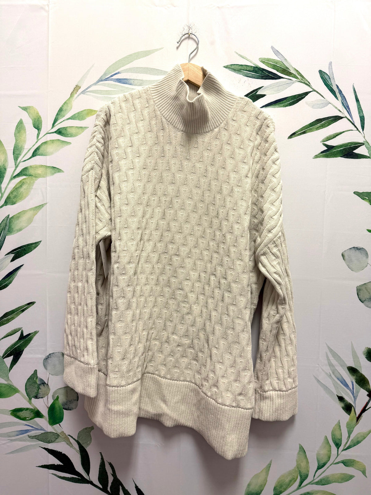 Lululemon Cable Knit Oversized Sweater (L) oo*