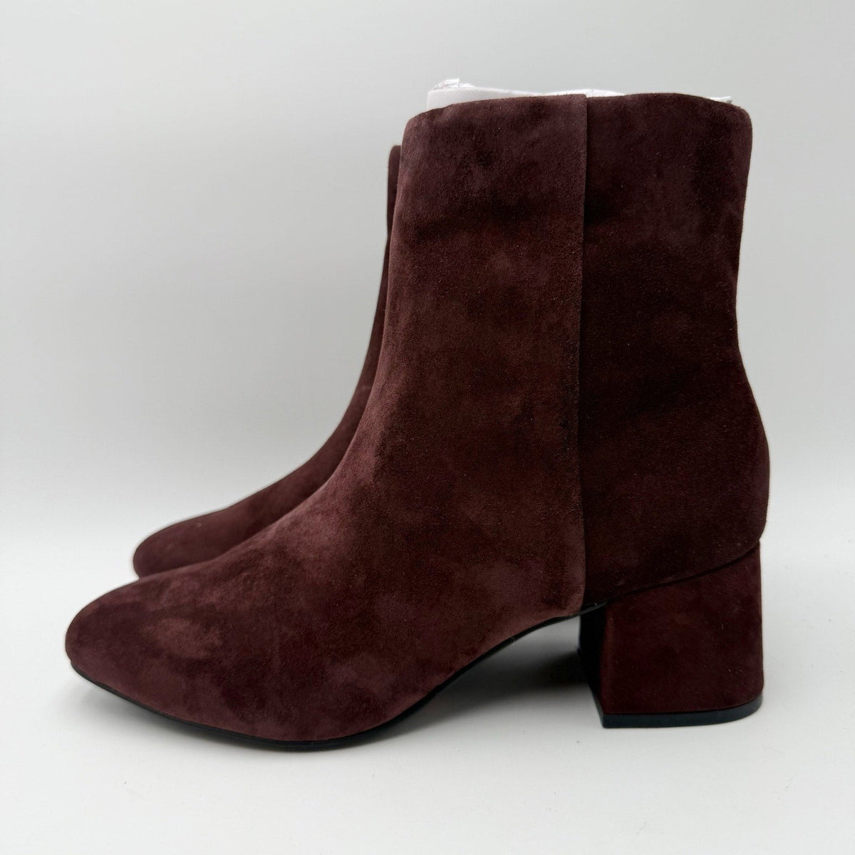 Rockport Womens Oaklei Ankle Boots Size 8.5 M Wine Red Suede NIB