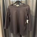 Lafayette 148 NWT 3/4 Slv Cotton TOPS L