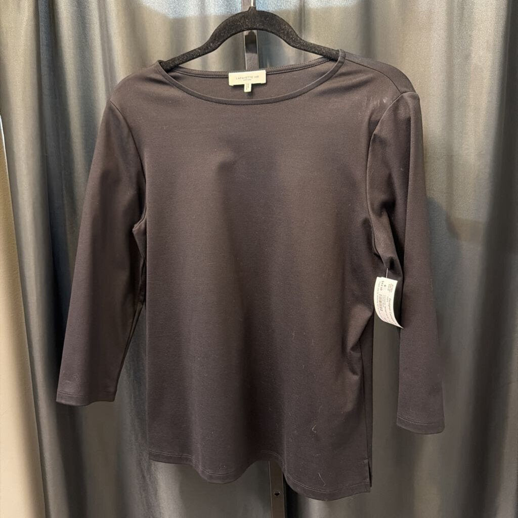 Lafayette 148 NWT 3/4 Slv Cotton TOPS L