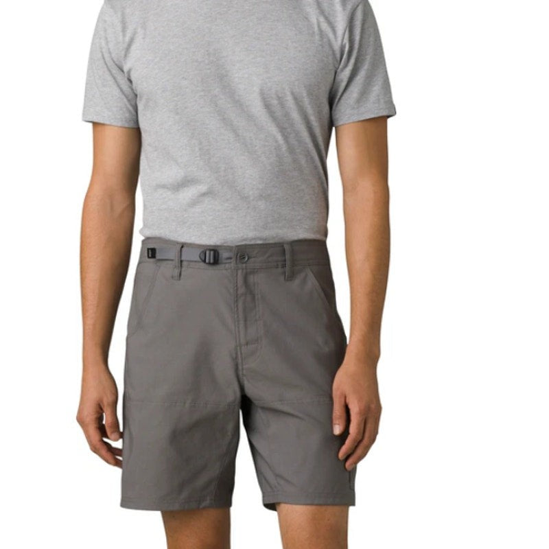PRANA Men's Stretch Zion II Shorts Size 33 Grey Standard Fit Flat Front NWT