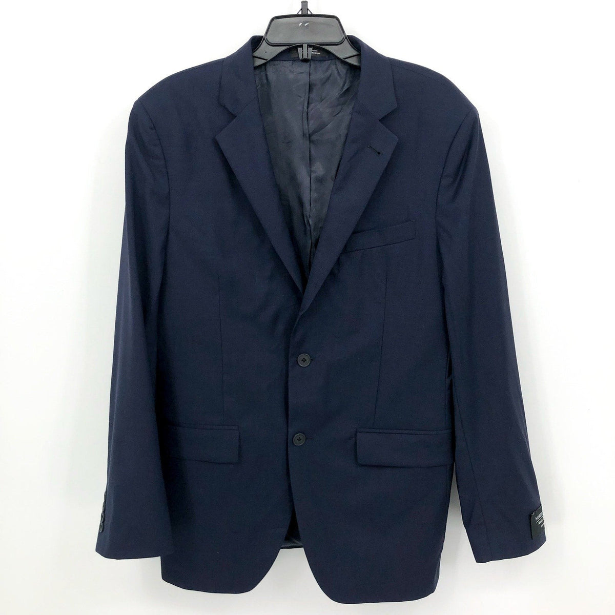 NORDSTROM Men's Tech Smart Trim Fit Suit Jacket 42R Navy Blue Stretch NWOT