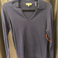 Kinross Cashmere Cotton Cashmere Collared SWEATERS M