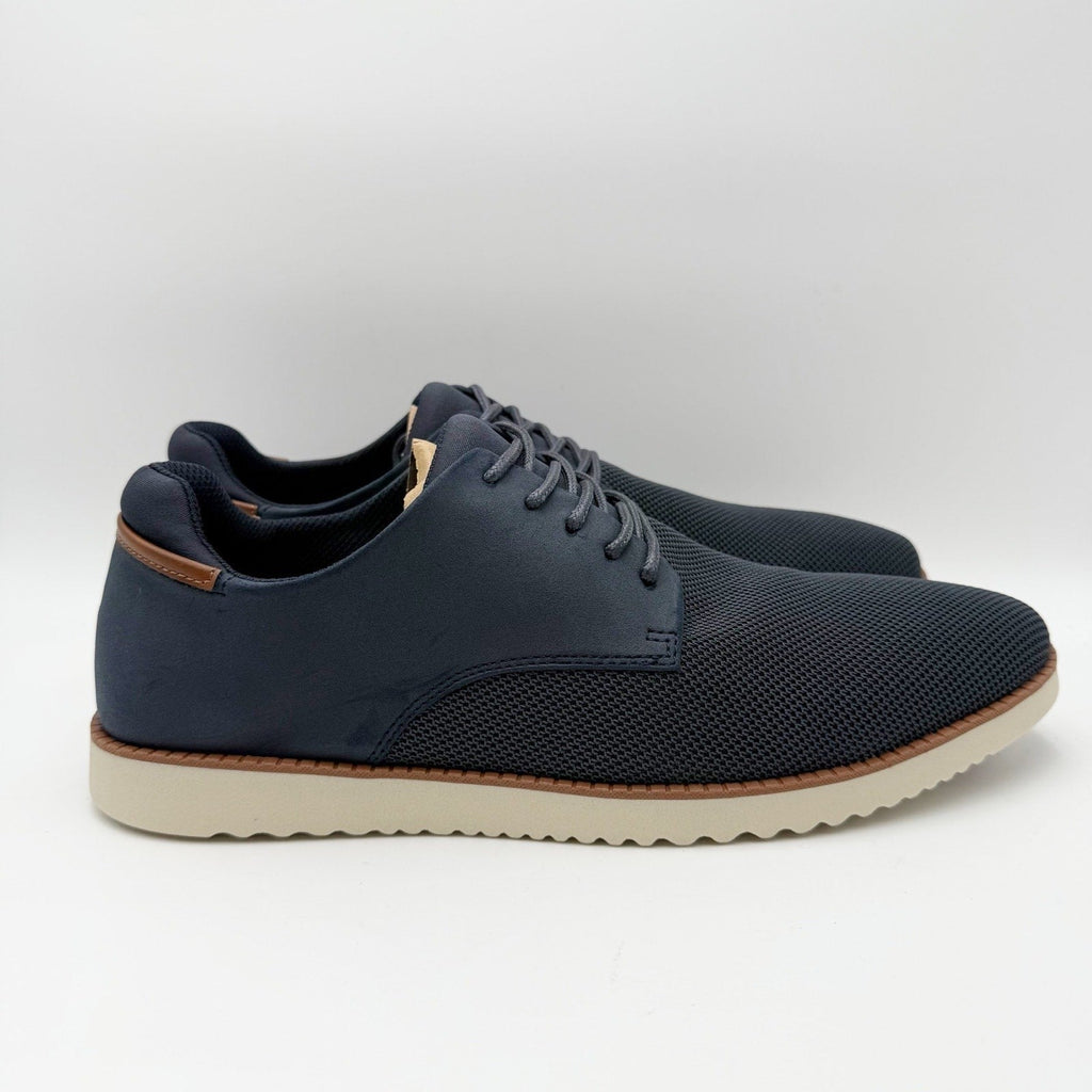 Dr. Scholls Mens Sync Oxford Shoes Size 10 M EU 44 Navy Blue Knit NIB