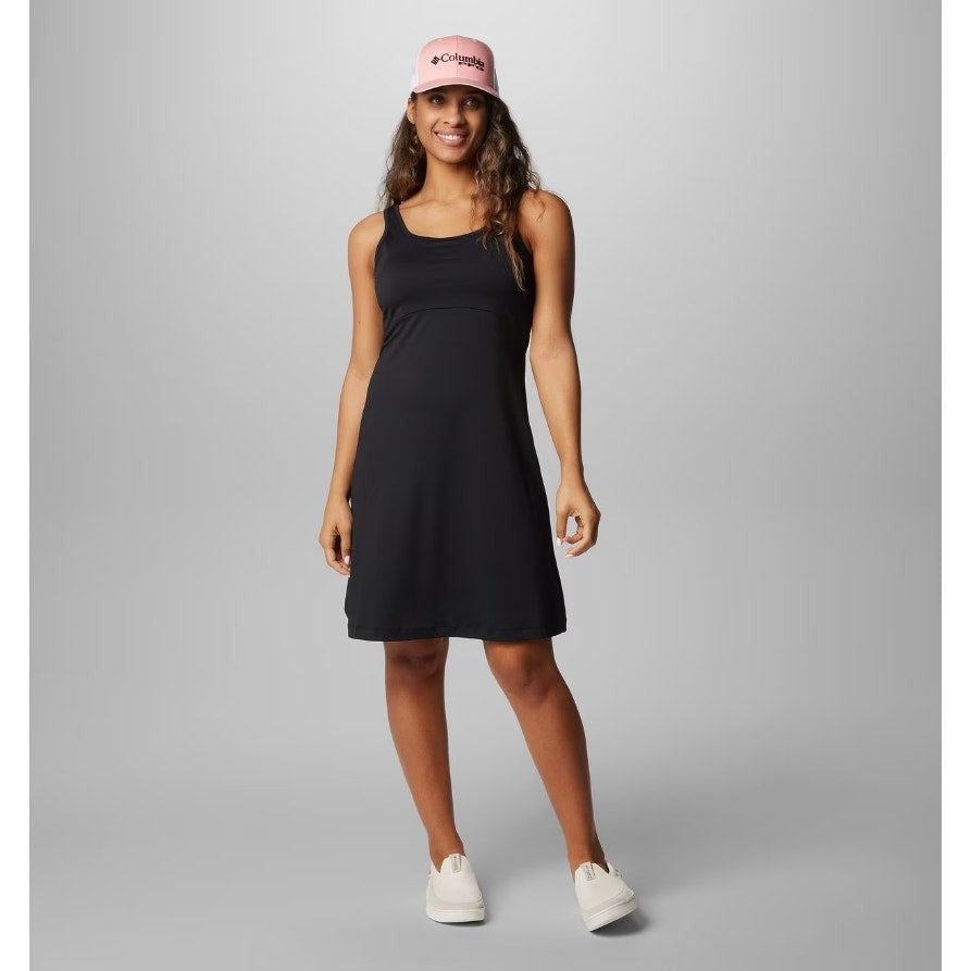 Columbia Womens PFG Freezer III Tank Dress Small Black UPF Performance NWT