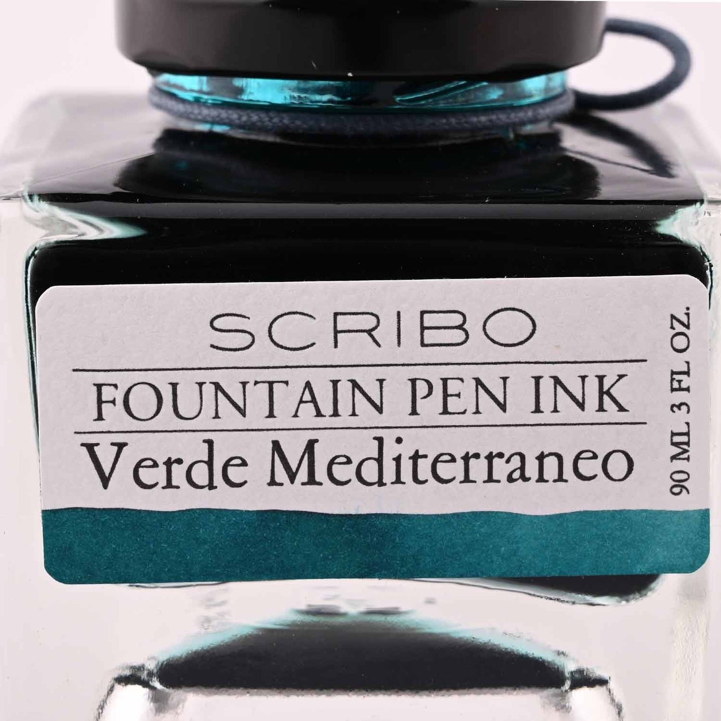 Scribo Verde Mediterraneo Ink Bottle- Turquoise - 90ml
