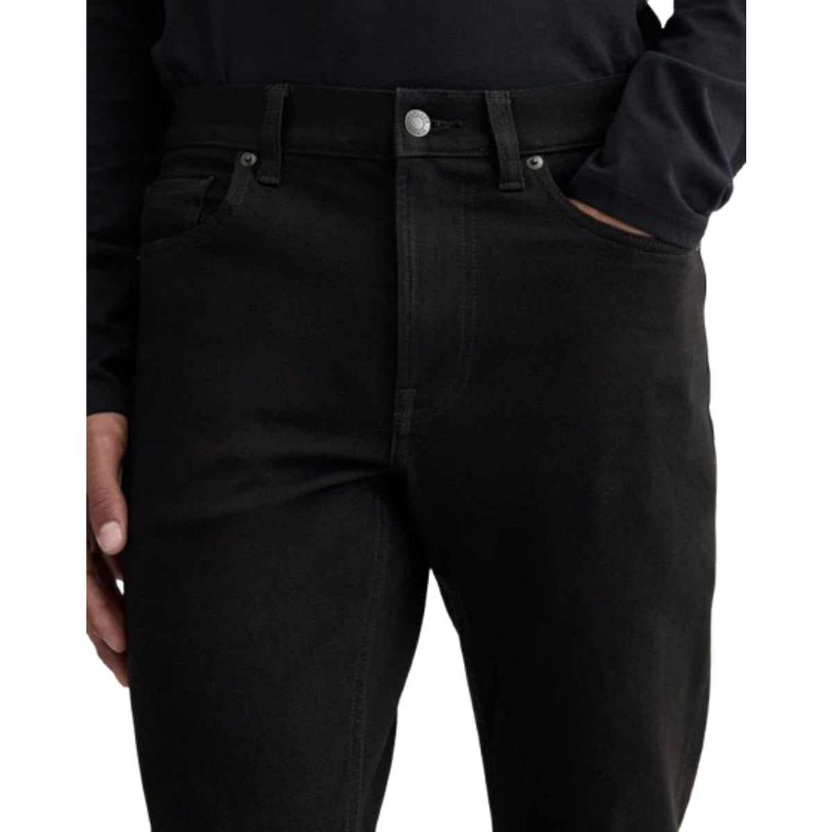 EVERLANE Men's Slim 4-Way Stretch Jeans 33x28 Black Uniform Organic Cotton NWT