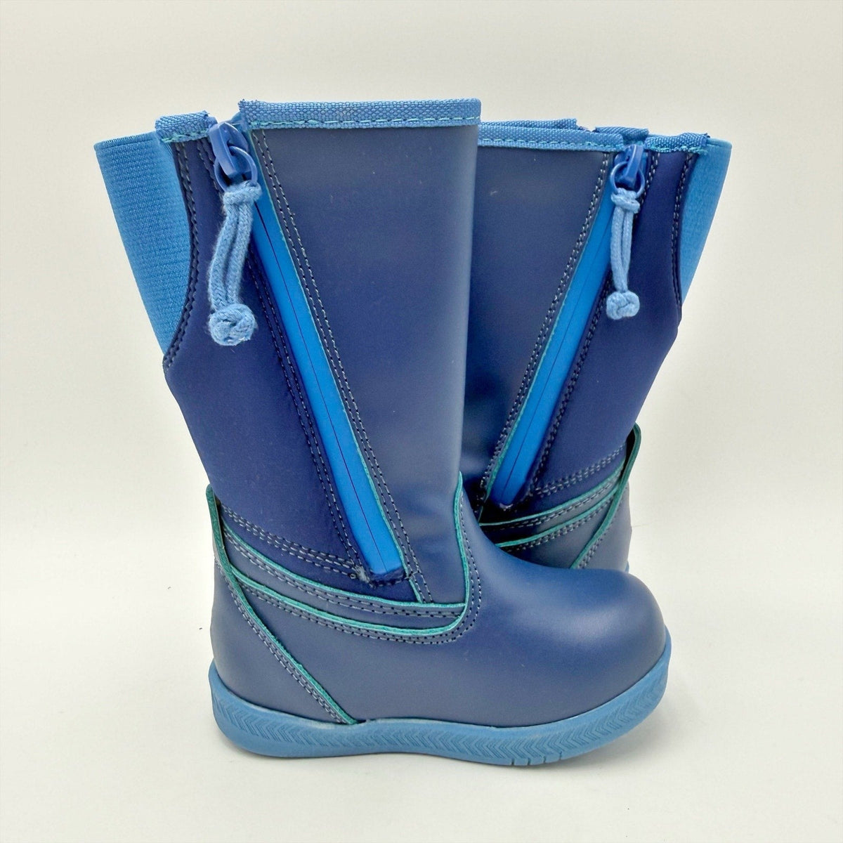 Billy Footwear Little Boys Rain Boots Size 5 Navy Blue Water Resistant NWOB
