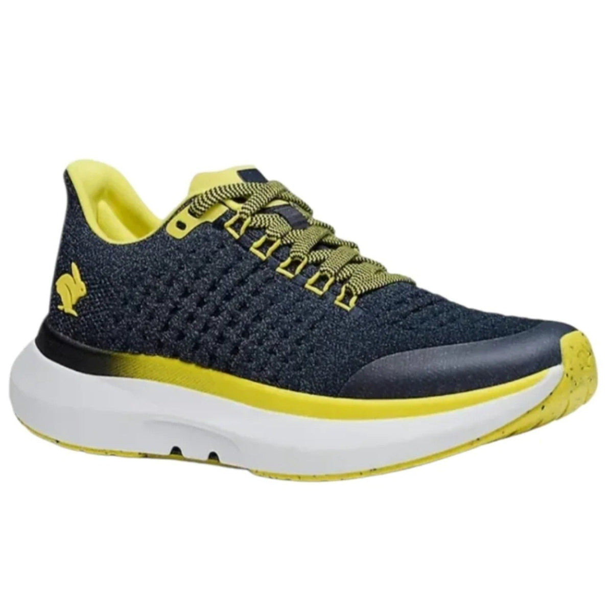 Rabbit Womens Dream Chaser Running Shoes Size 10 EU 42 Black Yellow Athletic NIB
