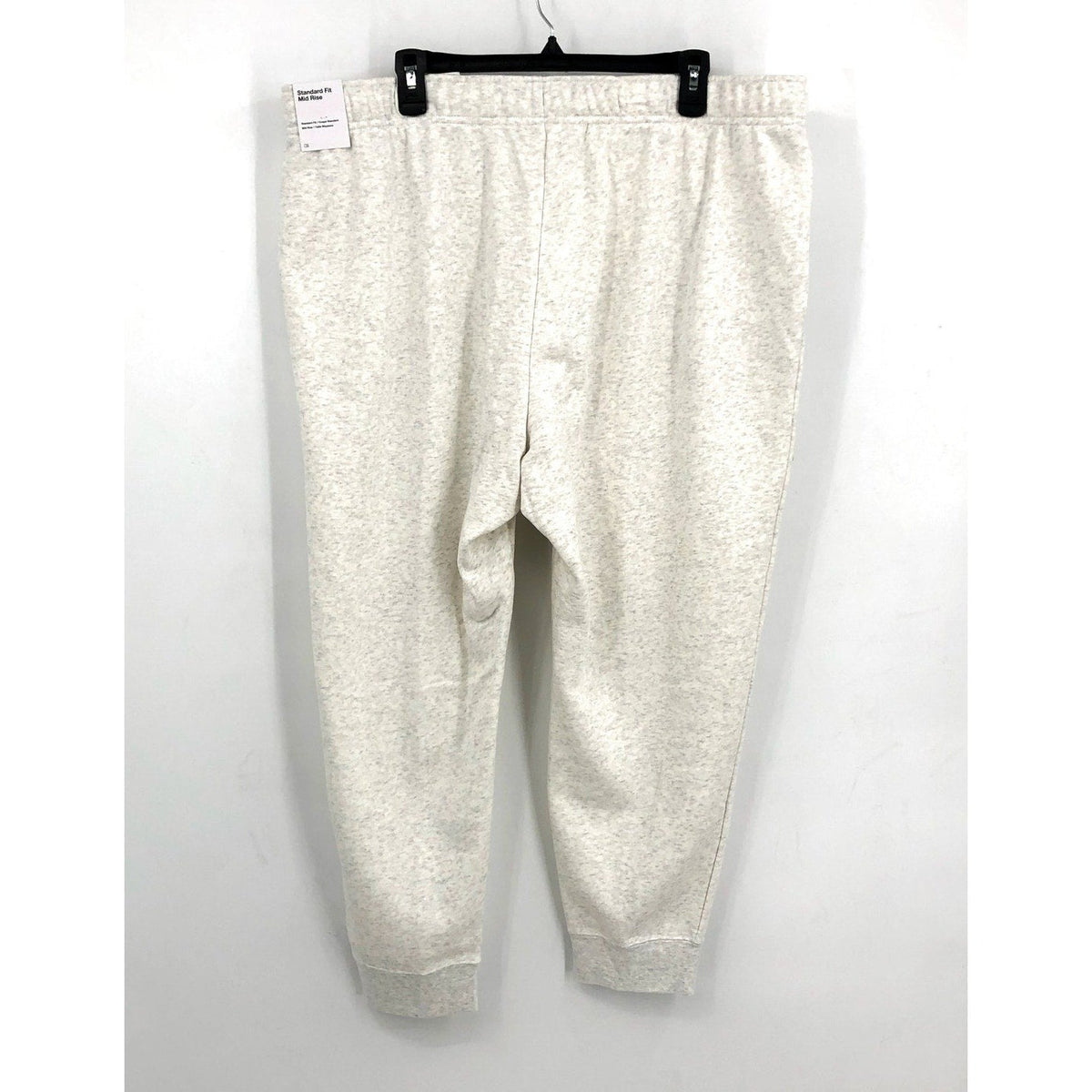 NIKE Womens Sportswear Club Fleece Joggers 1X Light Grey Mid-Rise Sweatpants NWT
