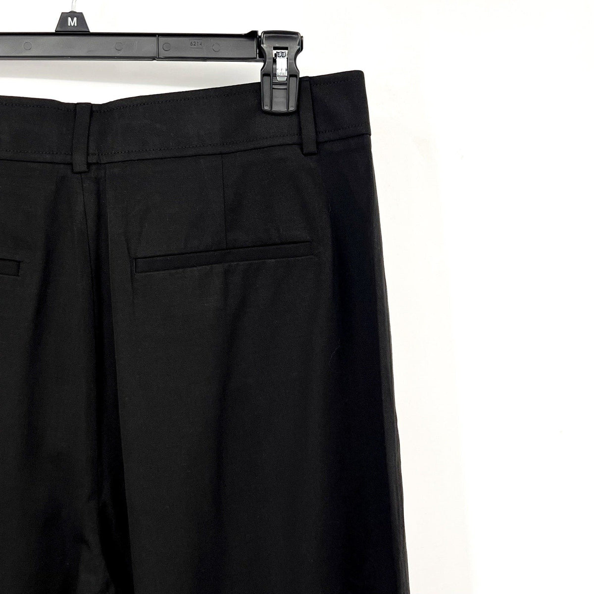 Everlane Womens The Way-High Drape Pants Size 12 30" Inseam Pleated Black NWT