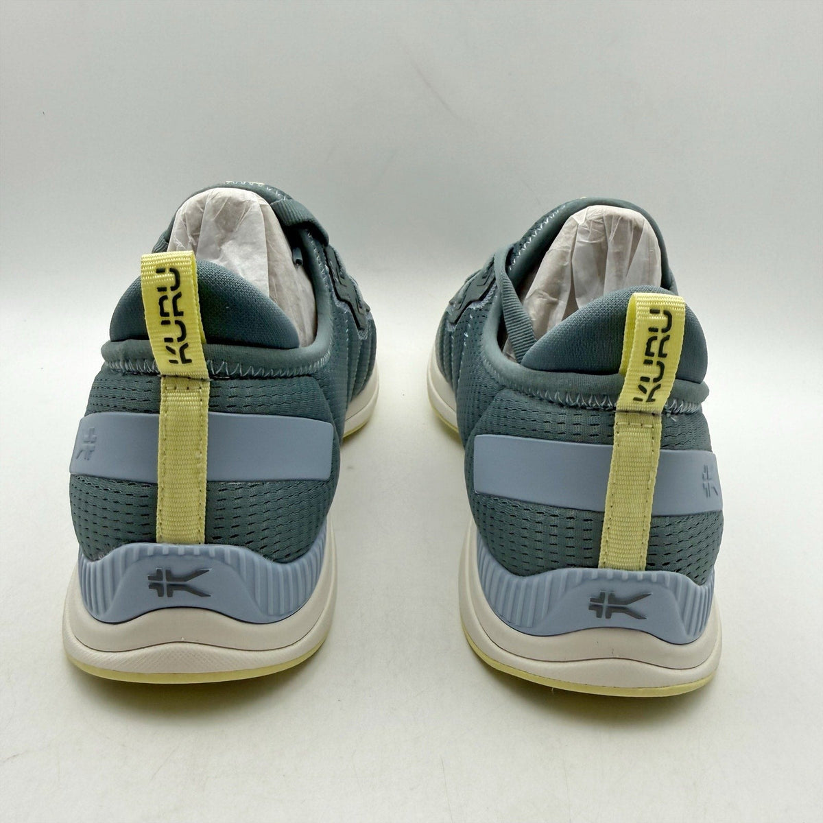 KURU Womens Stride Move Casual Sneakers Size 7.5 M EU 38 Blue Green Slip On NIB