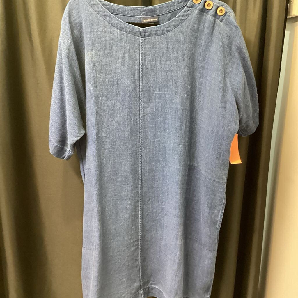 J Jill SS Denim Look DRESSES Lp