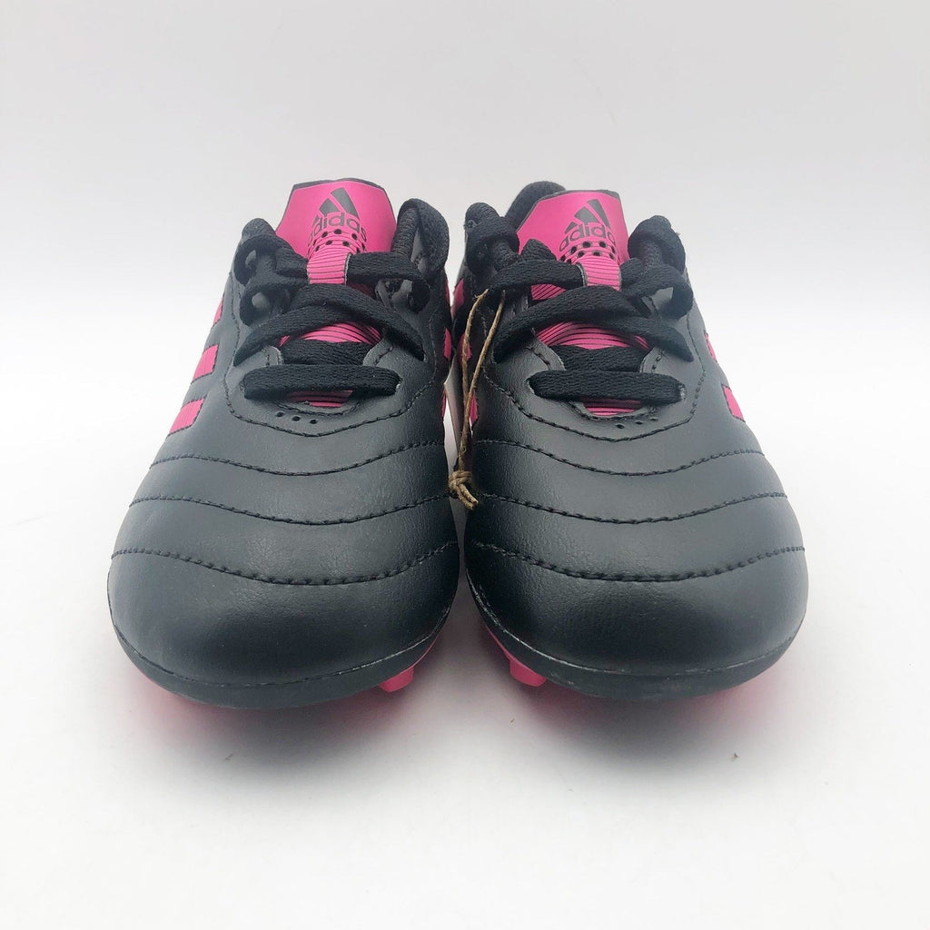 Adidas Little Kids Goletto VIII Firm Ground Soccer Cleats 9.5K Black Pink NWOB