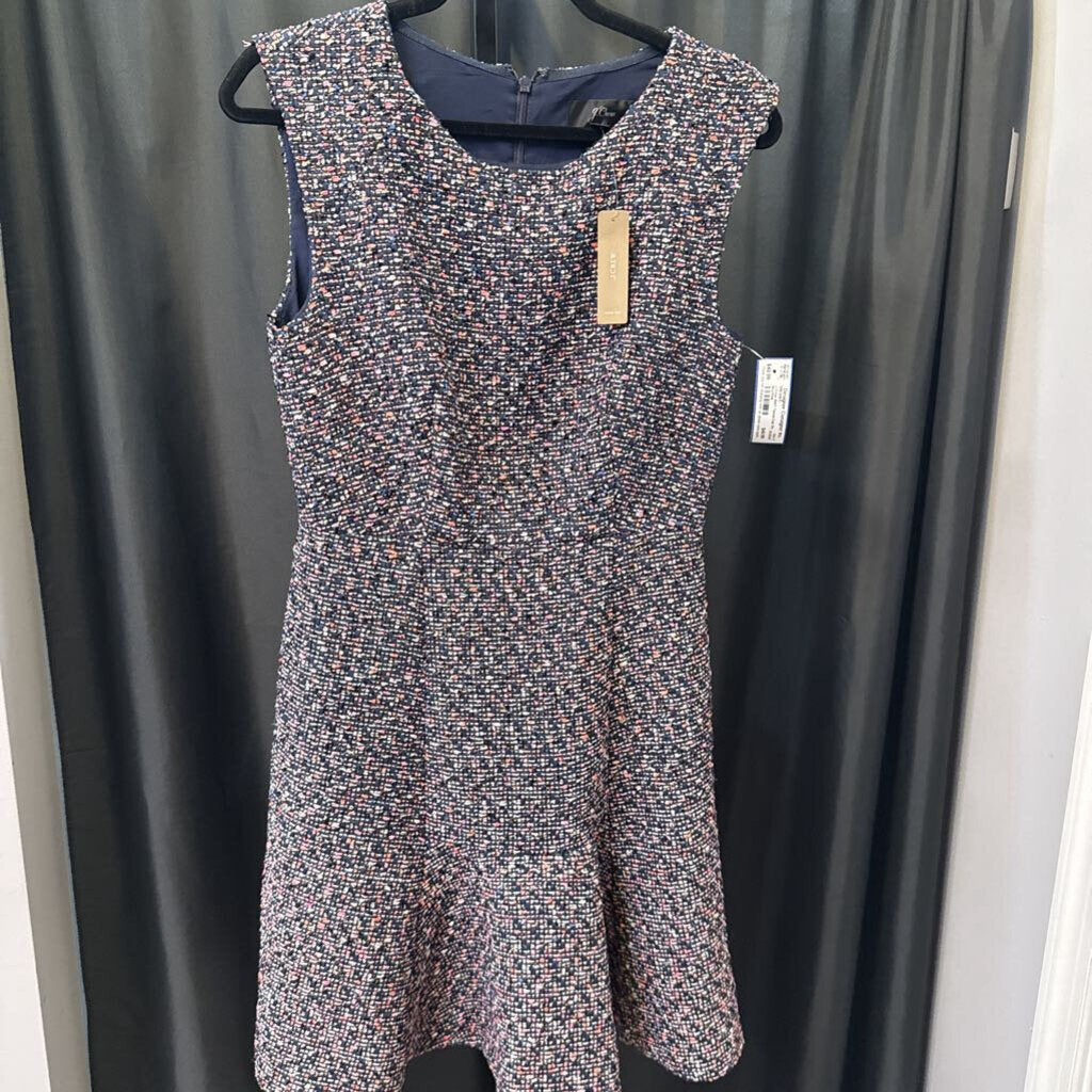 J Crew NWT Tweed Cap Slv DRESSES 6