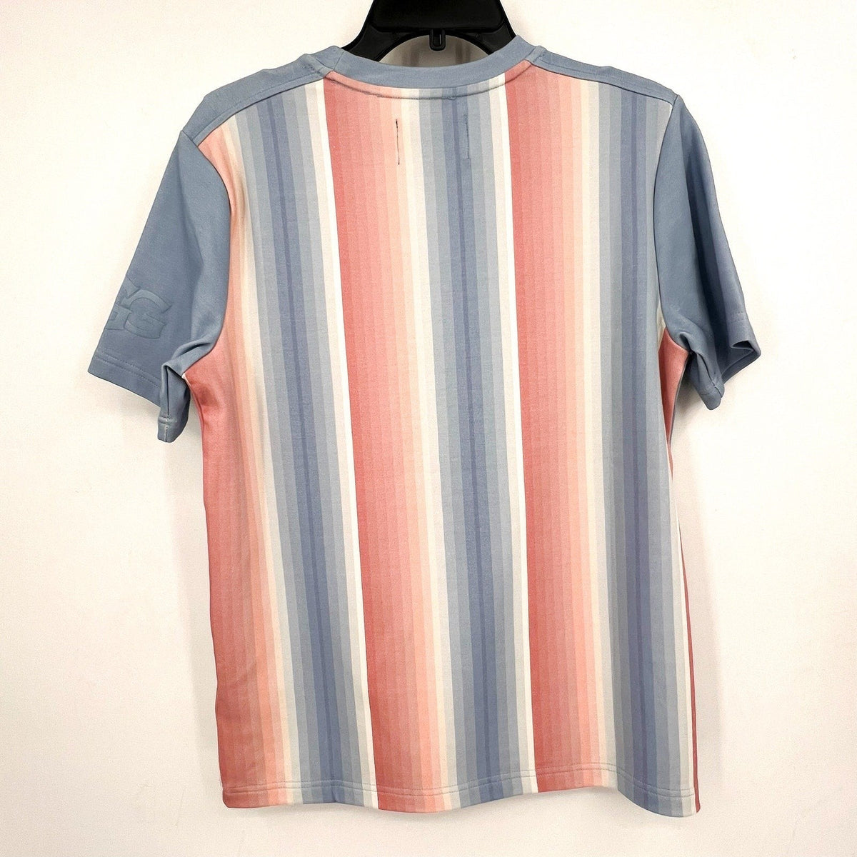 UGG UNISEX Pride Logo Equality Tee XXS Blue Multi Stripe Short Sleeve NWT
