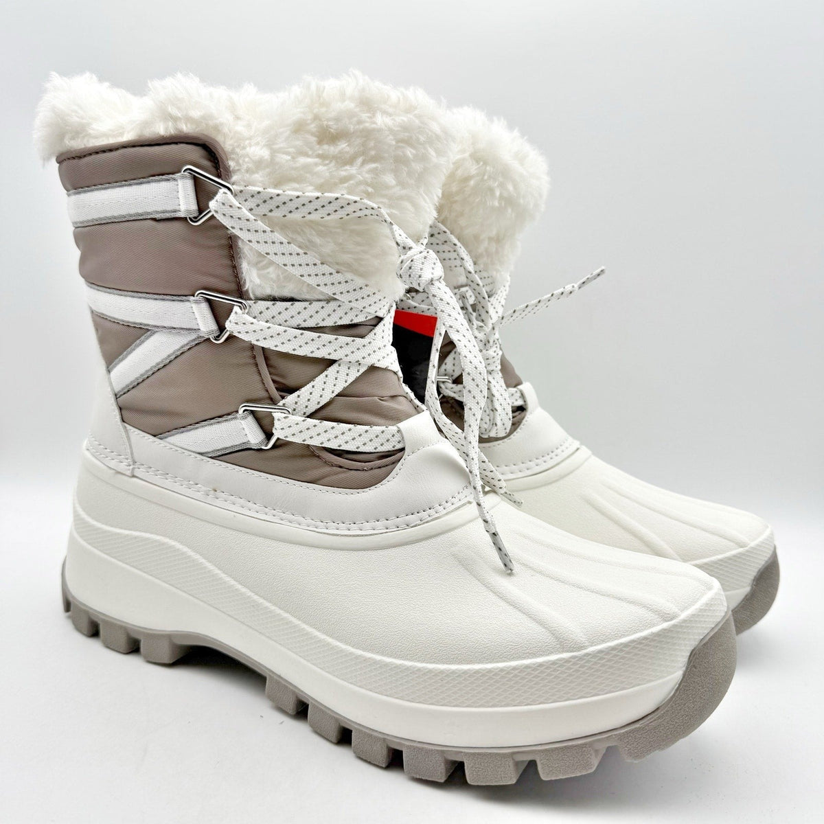 Storm by Cougar Womens Fresno Snow Boots Size 8 EU 38.5 White Waterproof NIB