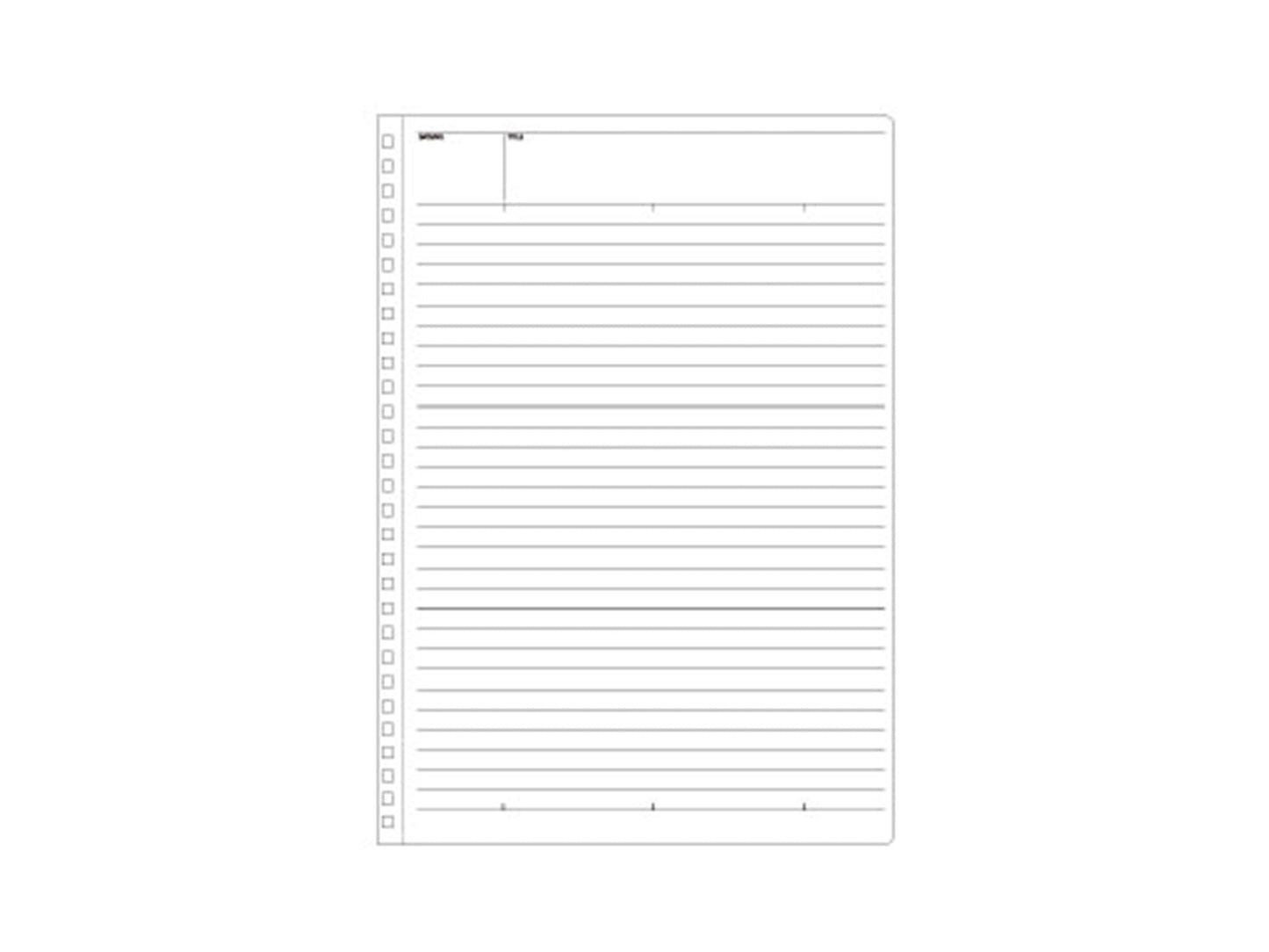 Maruman Mnemosyne Notebook - A4 Lined