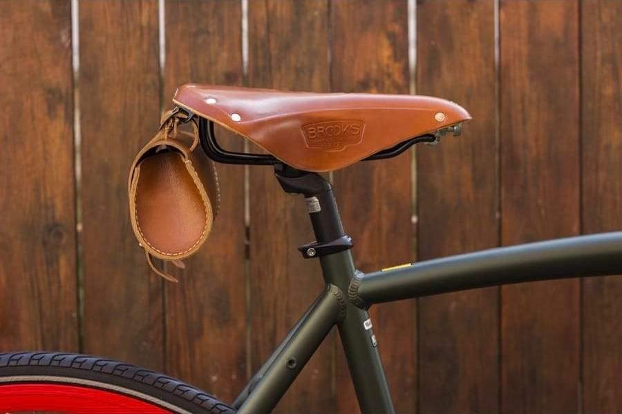 Leather Bicycle Saddlebag