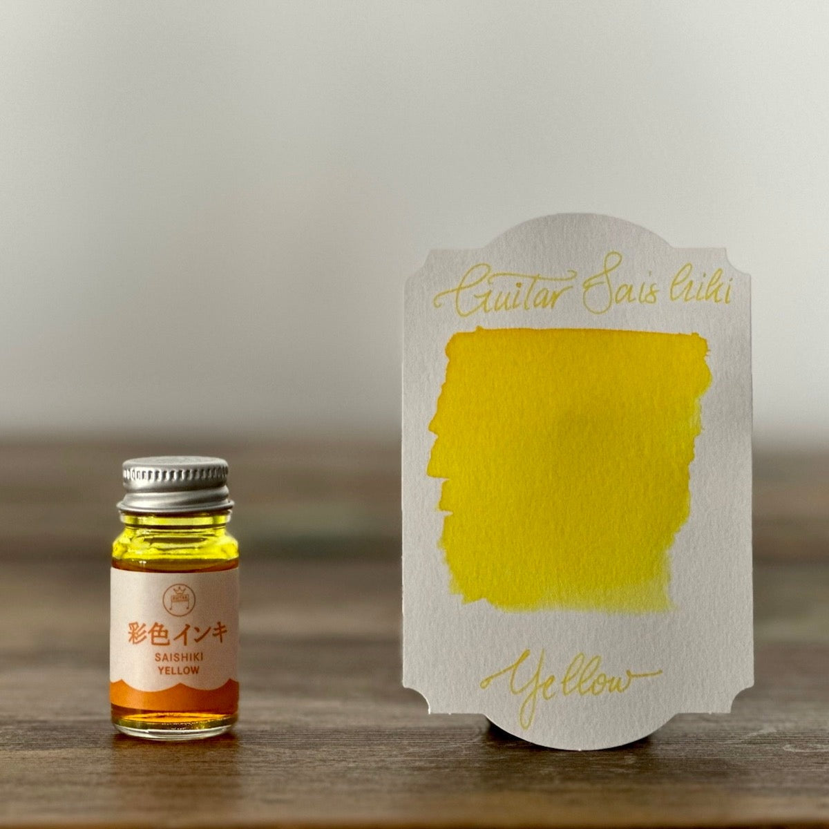 Guitar Saishiki Fountain Pen Ink - Yellow