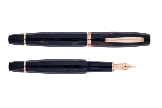 SCRIBO FEEL Ebonite Fountain Pen - Blu Califfo RGT