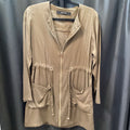 Zip Up Gathered OUTERWEAR XS