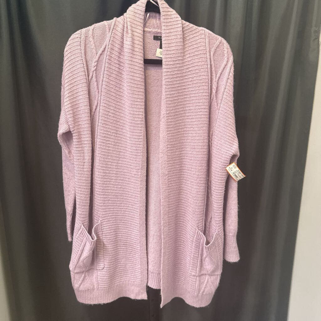 Tahari LS Open Cable Midi SWEATERS M