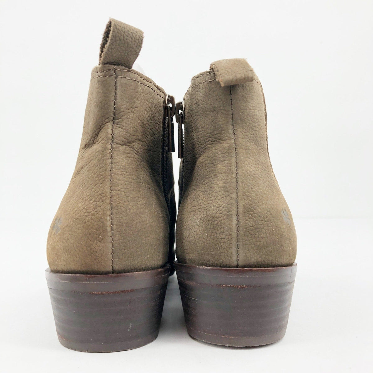LUCKY BRAND Womens Hikalli Ankle Bootie Size 6 Brown Green Boot Leather NWOB