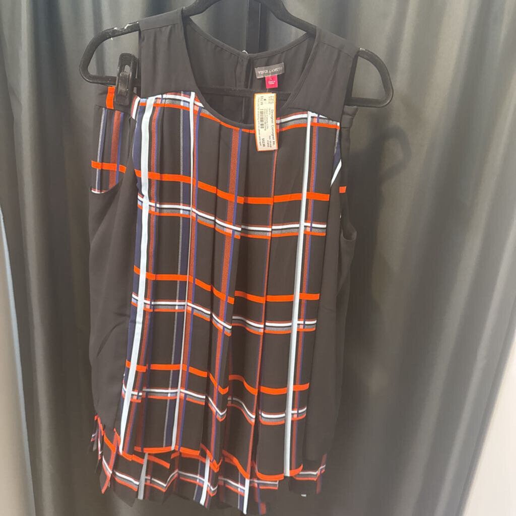 Vince Camuto 2 Pc Stripe/Plaid SUITS 12/Large