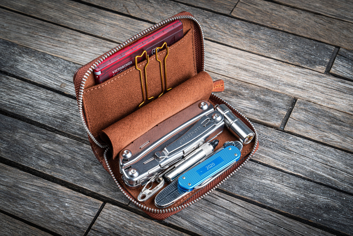 EDC Wallet - Crazy Horse Tan