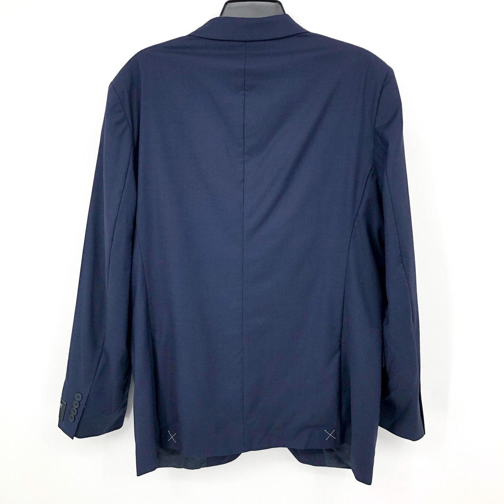 NORDSTROM Men's Tech Smart Trim Fit Suit Jacket 42R Navy Blue Stretch NWOT