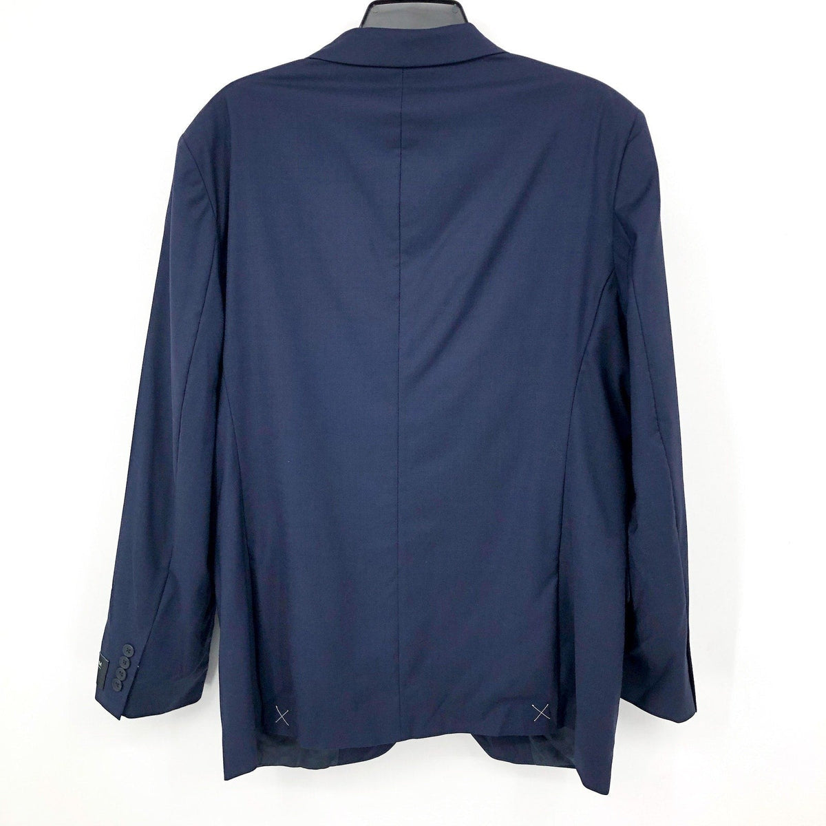 NORDSTROM Men's Tech Smart Trim Fit Suit Jacket 42R Navy Blue Stretch NWOT