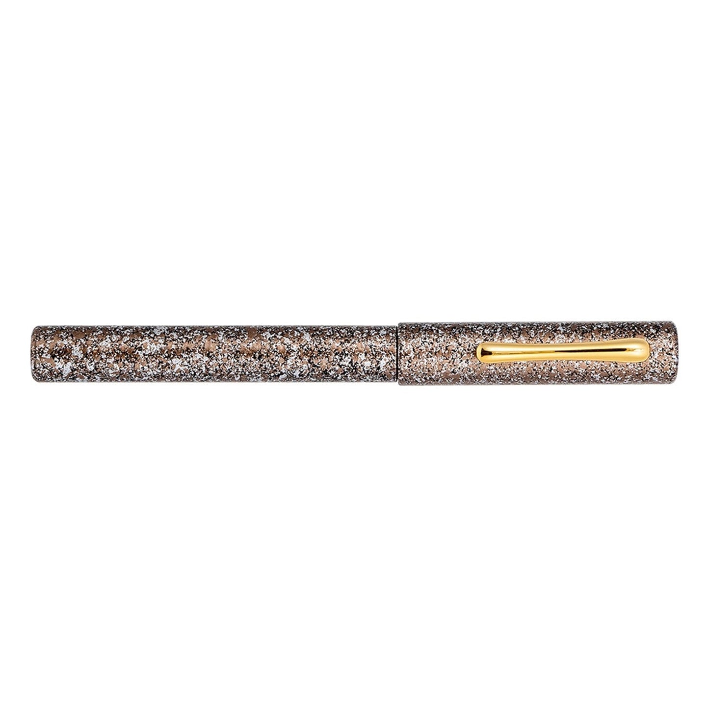 Taccia Granite Stone Fountain Pen - Brown GT