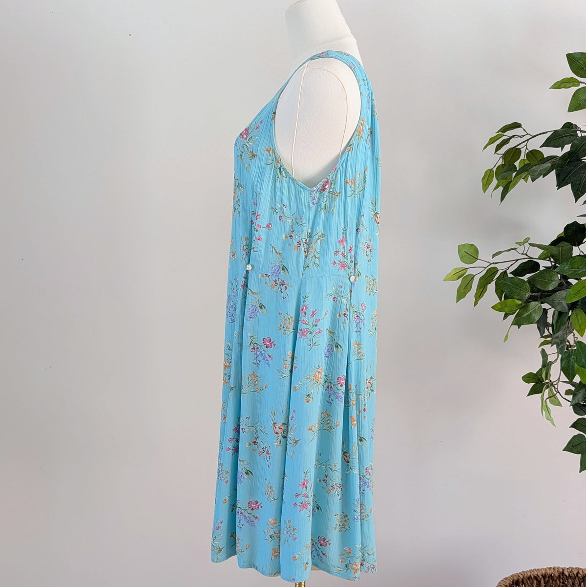 Vintage Eddie Bauer Floral Dress — L