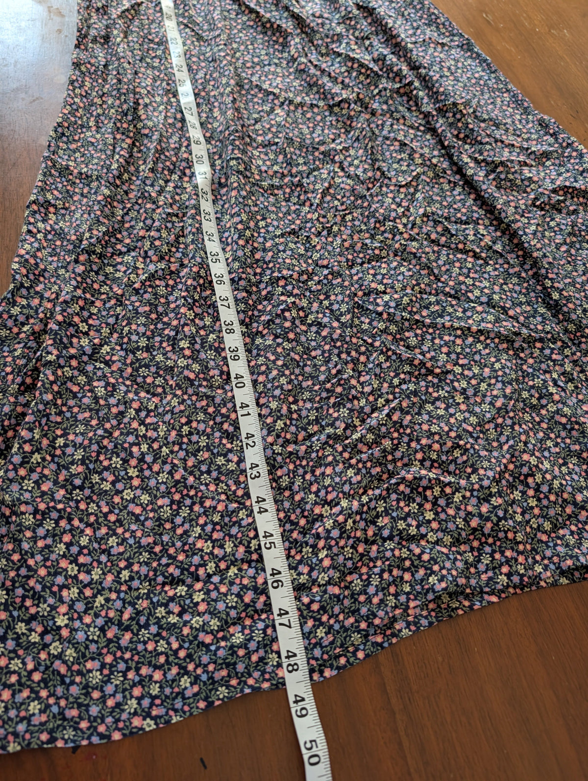 Vintage Floral Apron Dress - 6/S