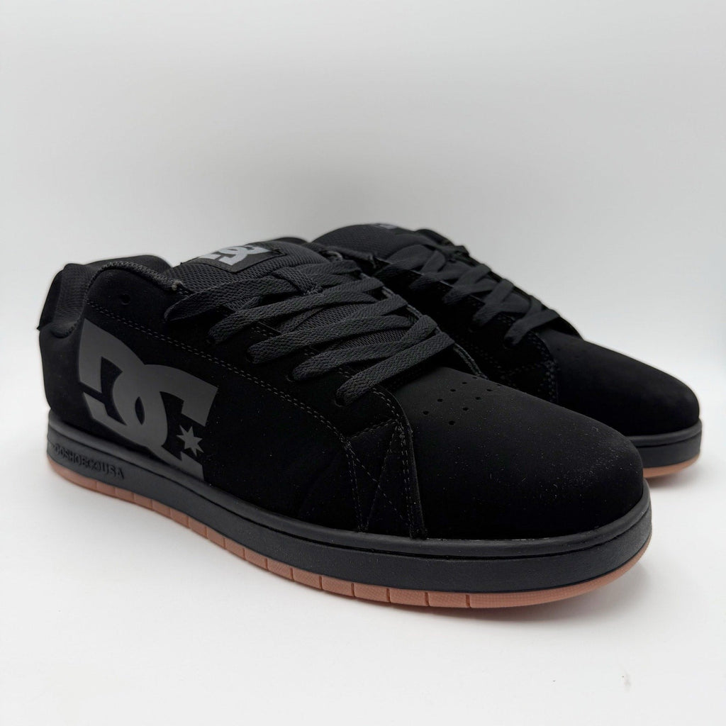 DC Mens Gaveler Low Top Skate Shoes Size 12.5 Black Casual Sneaker NWOB