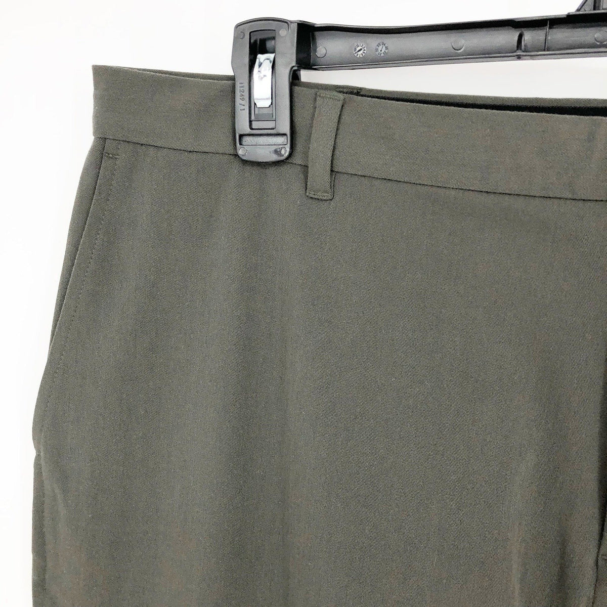 MINISTRY OF SUPPLY Mens Pace Tapered Chino Pants 36x35 Olive Green NWT