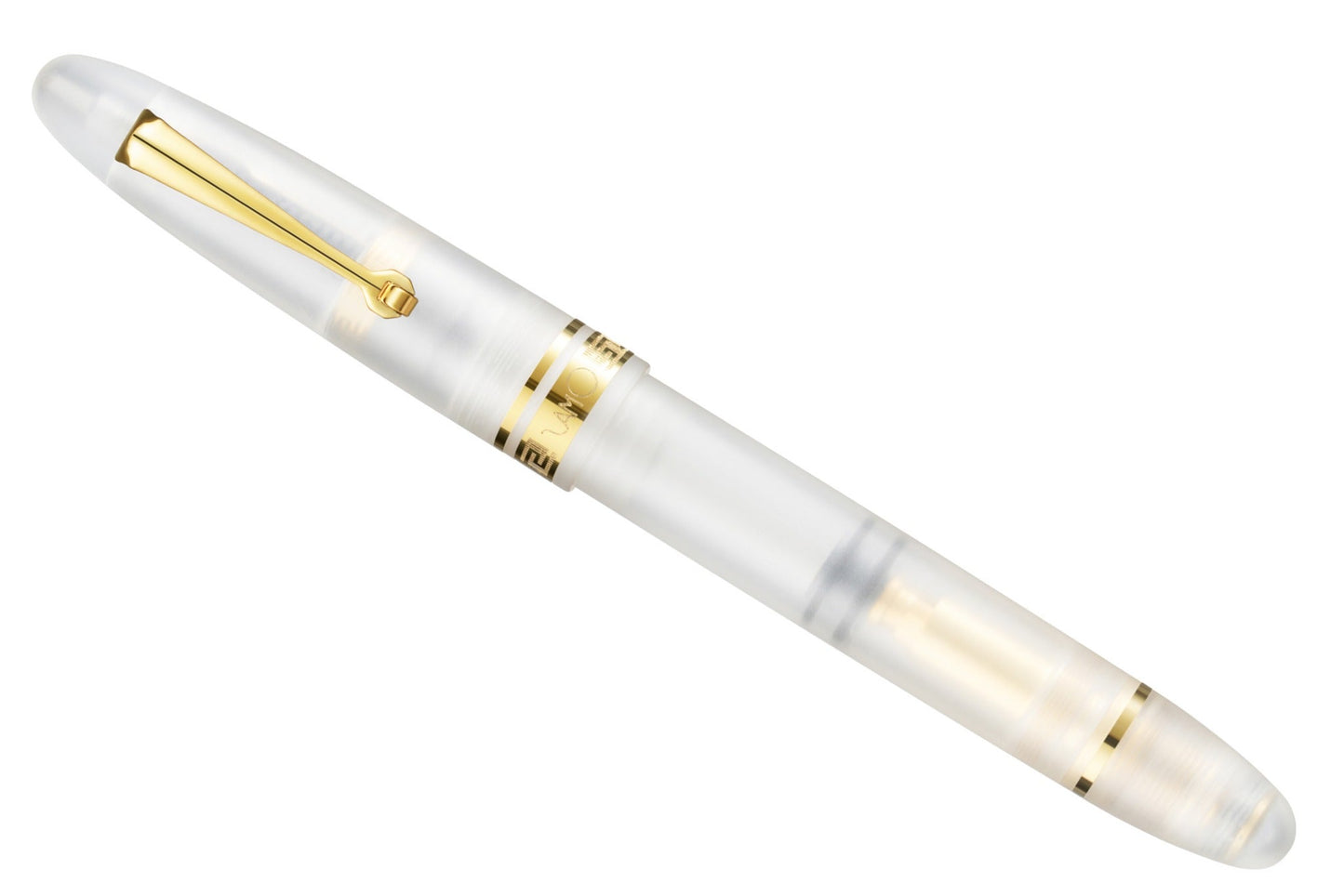 Omas Ogiva Demonstrator Fountain Pen with Gold Trim