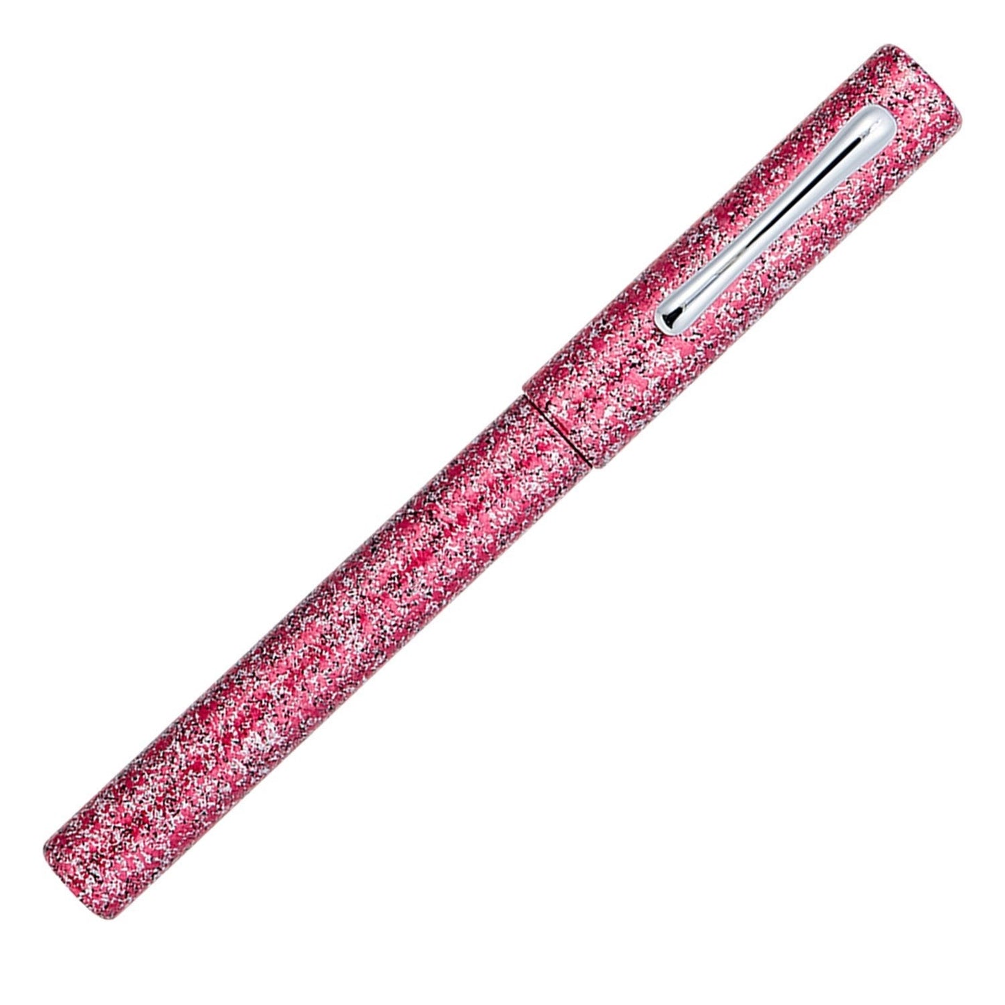 Taccia Granite Stone Fountain Pen - Red CT