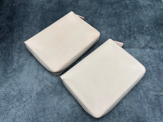SECONDS Leather Zippered 5 Slots Pen Case - Multiple Colors - 431