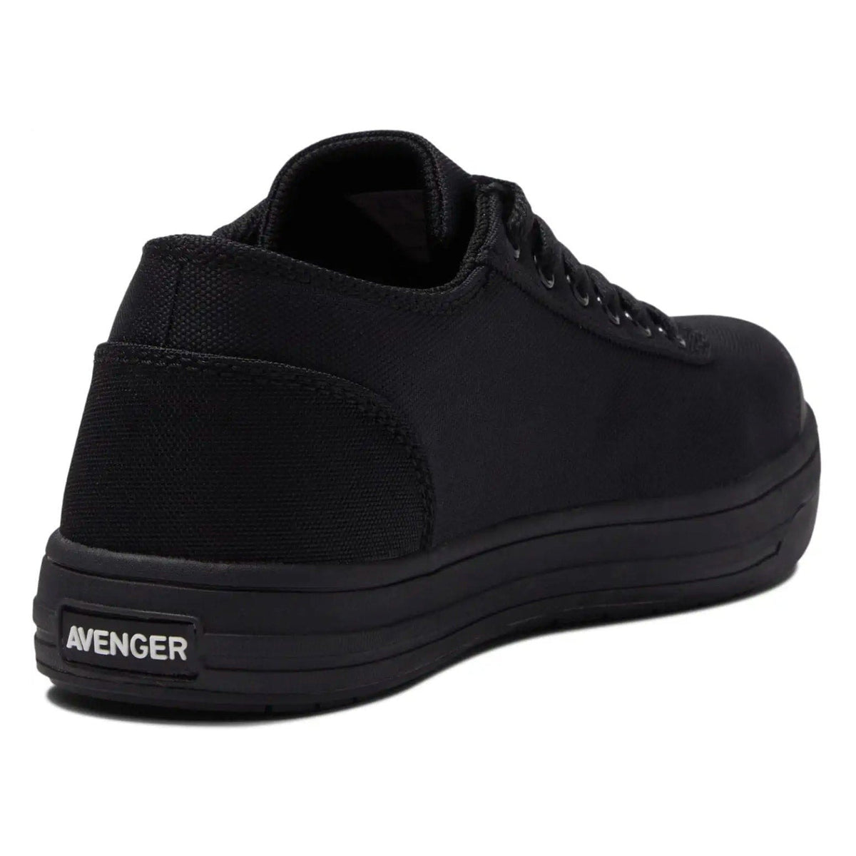 Avenger Mens Blade Low Work Shoes 9 WIDE Black Comp Toe A123 SR EH NIB