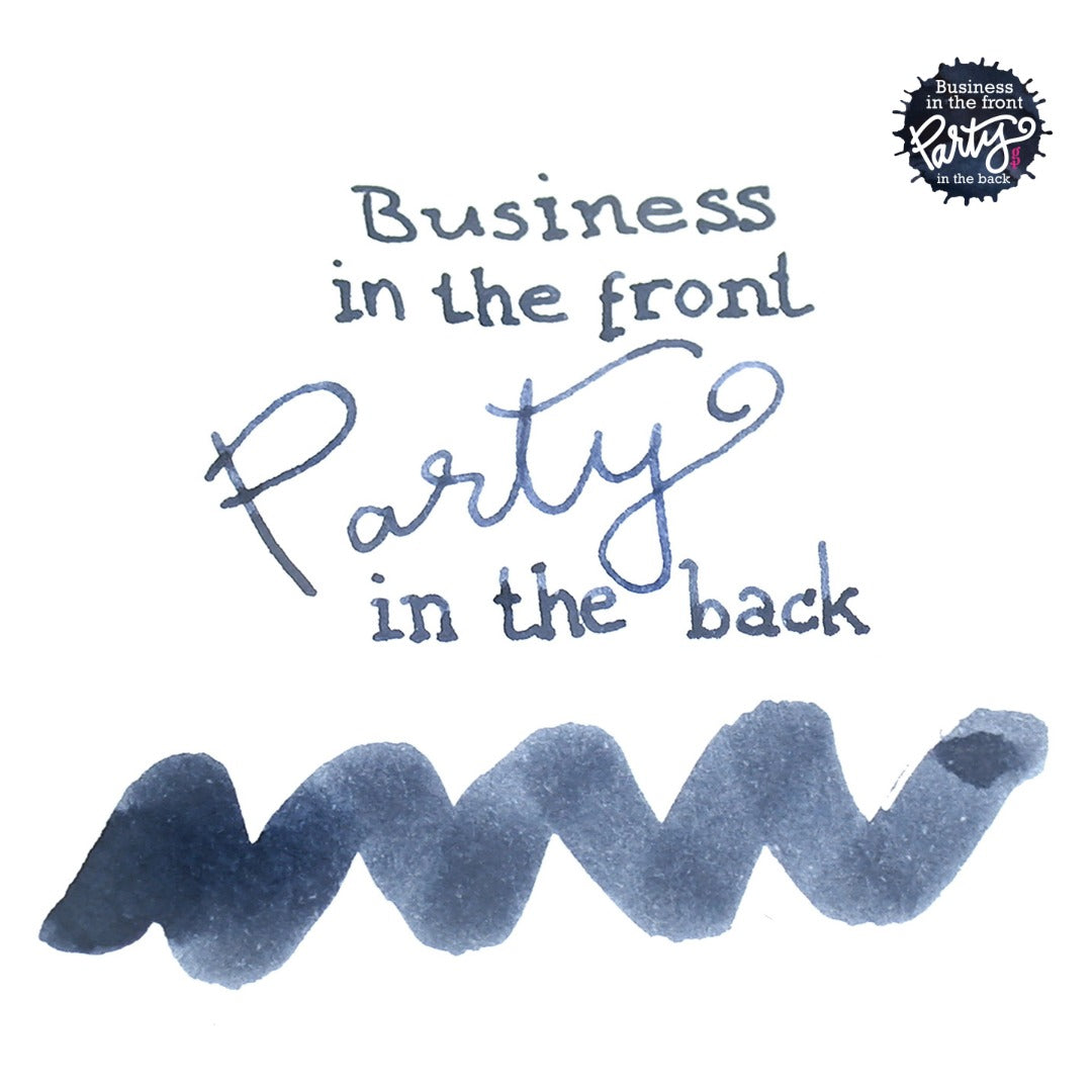 Akkerman Business in The Front Party In The Back Blue LE Ink