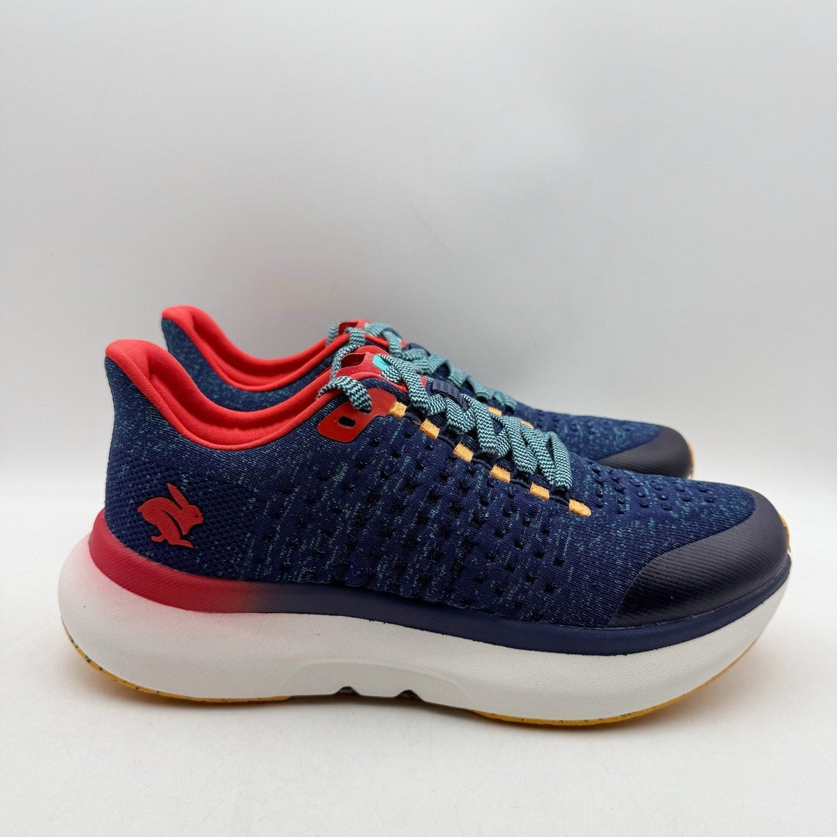Rabbit Womens Dream Chaser Running Shoes Size 11 Blue Red Athletic Sneakers NIB