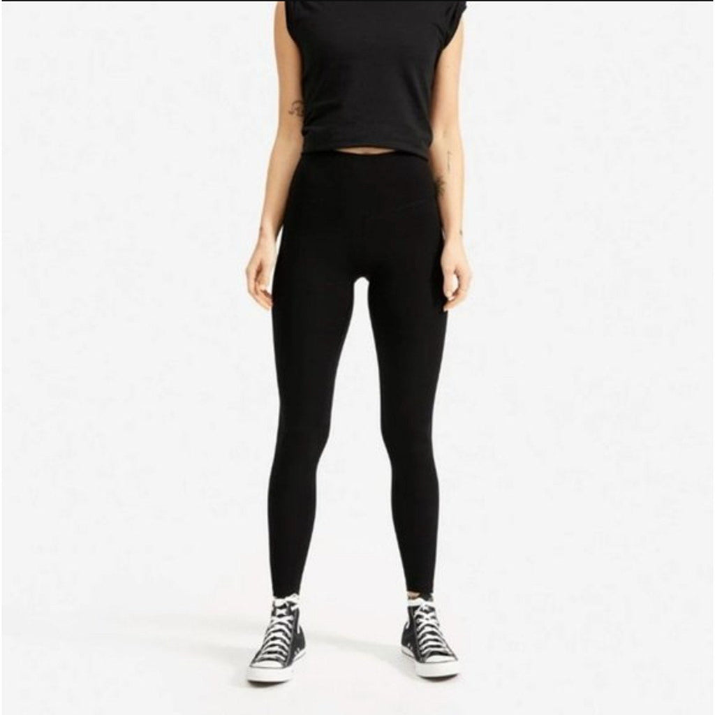 Everlane Womens ReNew Performance Leggings Small Black NWT