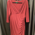 Lauren RL Ruched 3/4 Slv DRESSES 12