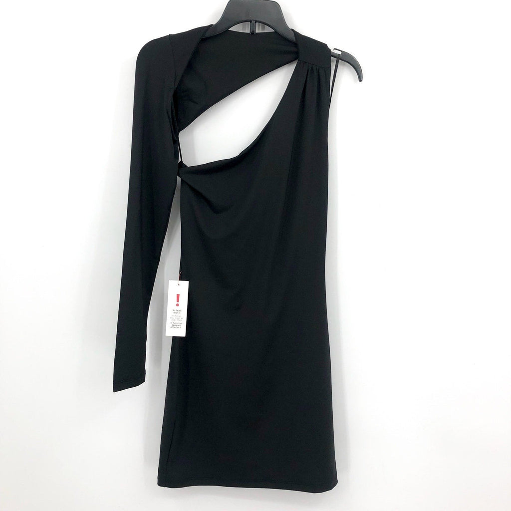 BARDOT Women's Londyn Mini Dress Small Black Cut Out Stretch Bodycon NWT